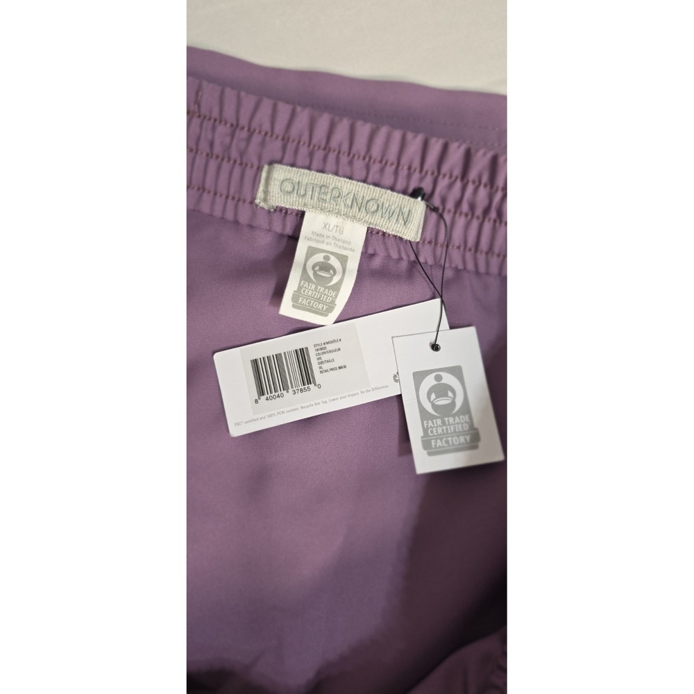 OUTERKNOWN‎ Shorts Nomadic Volley Elastic Mens XL Pockets Purple Training NWT - Picture 4 of 7